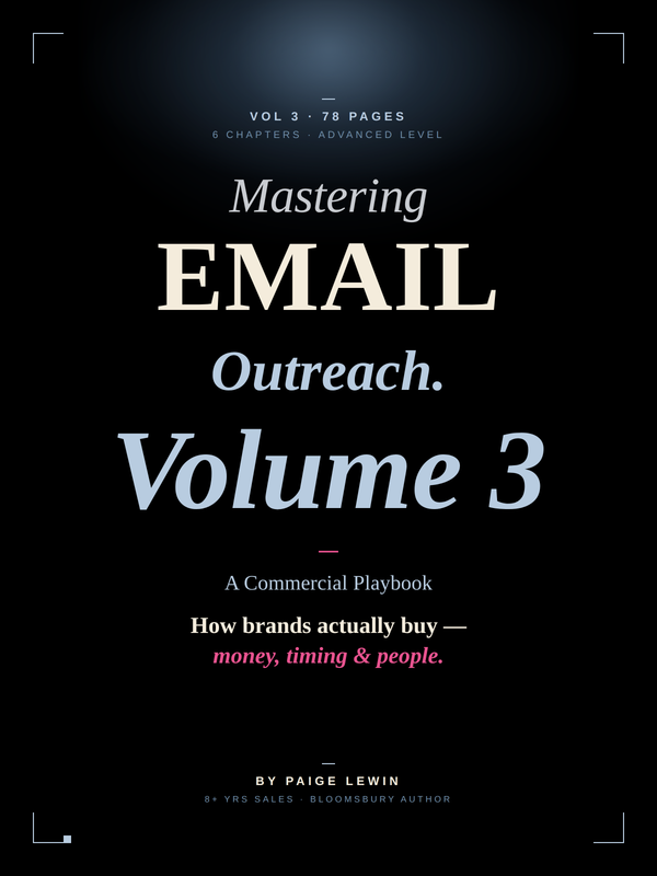 MASTERING THE ART OF EMAIL OUTREACH Volumes III · How Money Moves